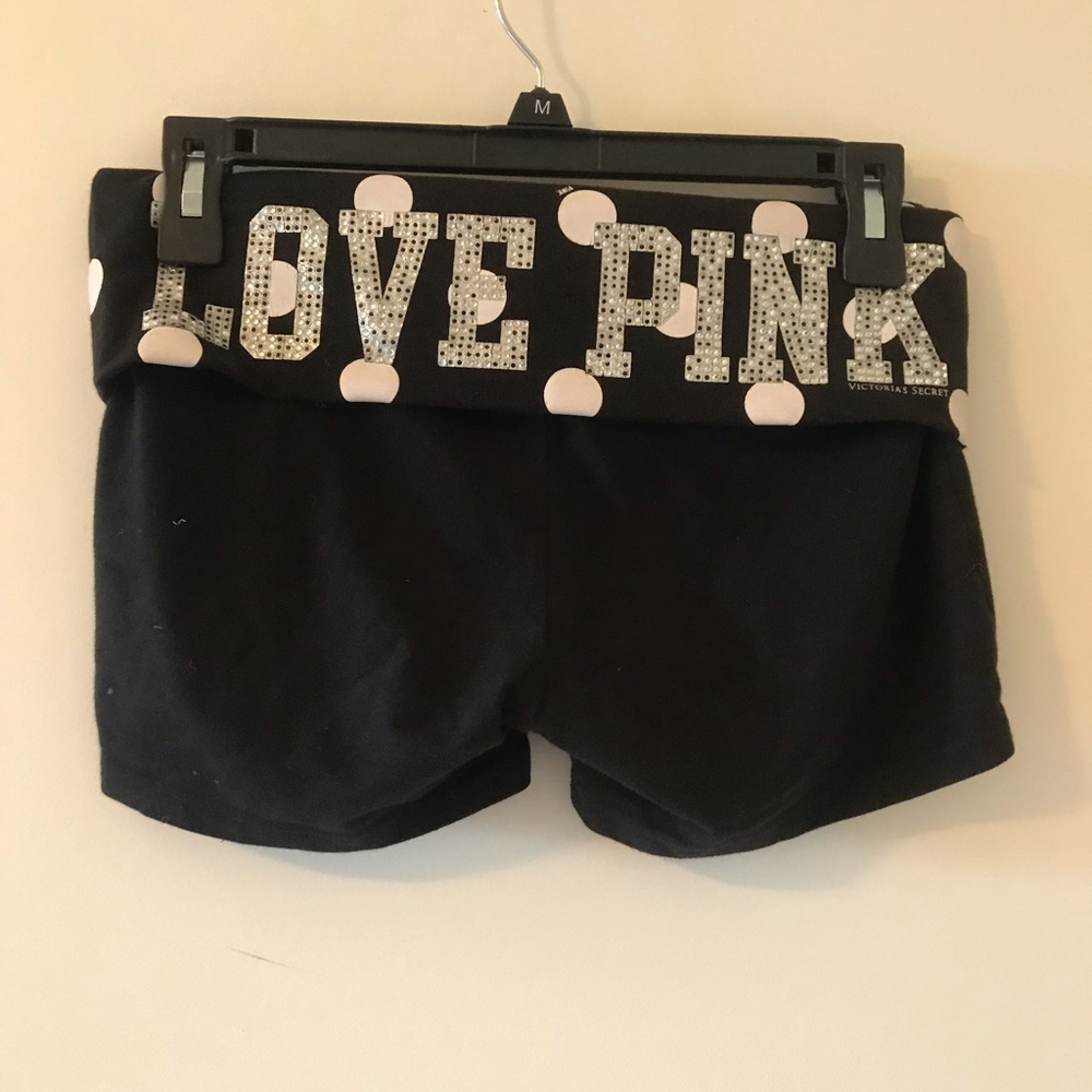 Rolled spandex shorts